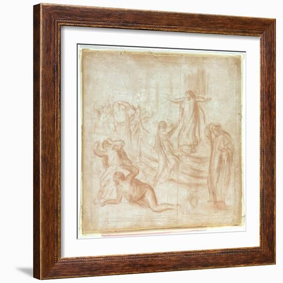 Sketch for King Oedipus, c.1895-Pierre-Auguste Renoir-Framed Giclee Print