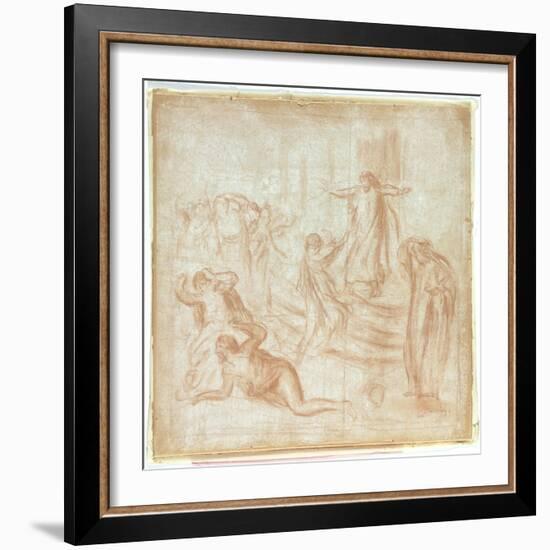 Sketch for King Oedipus, c.1895-Pierre-Auguste Renoir-Framed Giclee Print