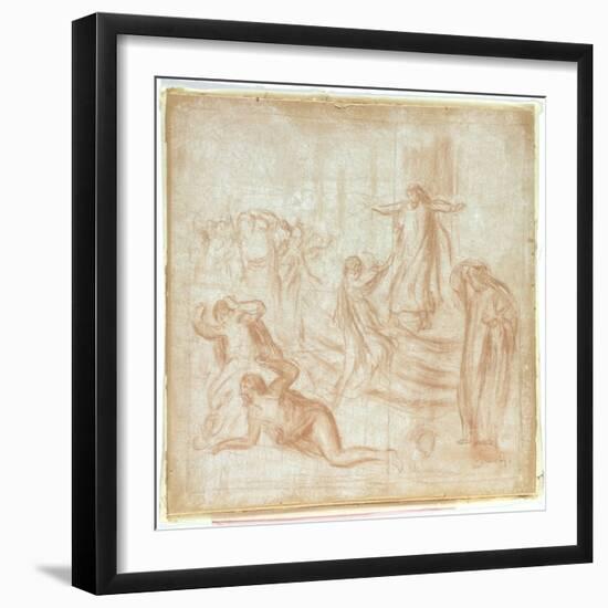 Sketch for King Oedipus, c.1895-Pierre-Auguste Renoir-Framed Giclee Print