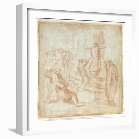 Sketch for King Oedipus, c.1895-Pierre-Auguste Renoir-Framed Giclee Print