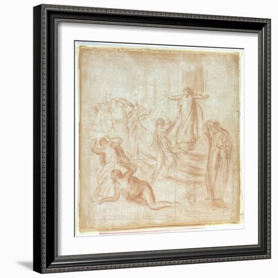 Sketch for King Oedipus, c.1895-Pierre-Auguste Renoir-Framed Giclee Print