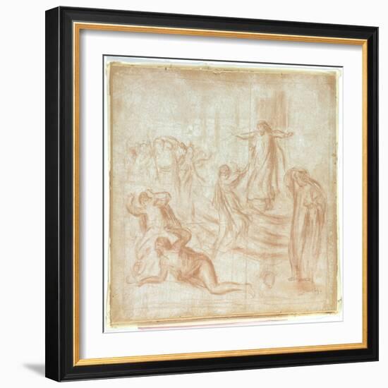 Sketch for King Oedipus, c.1895-Pierre-Auguste Renoir-Framed Giclee Print