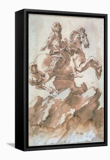 Sketch for Louis XIV on Horseback-Gian Lorenzo Bernini-Framed Premier Image Canvas