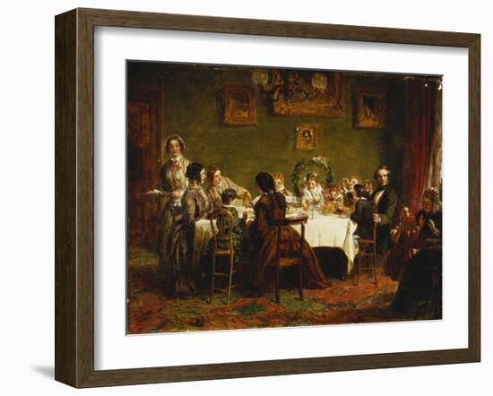 Sketch for 'Many Happy Returns of the Day'-William Powell Frith-Framed Giclee Print