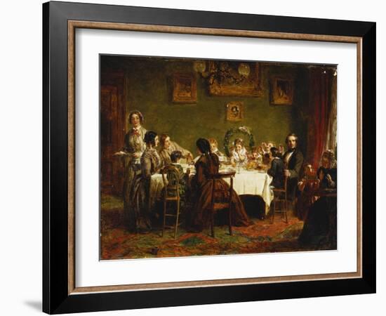 Sketch for 'Many Happy Returns of the Day'-William Powell Frith-Framed Giclee Print