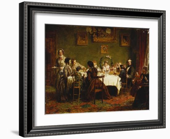 Sketch for 'Many Happy Returns of the Day'-William Powell Frith-Framed Giclee Print