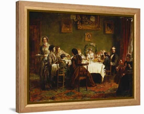 Sketch for 'Many Happy Returns of the Day'-William Powell Frith-Framed Premier Image Canvas