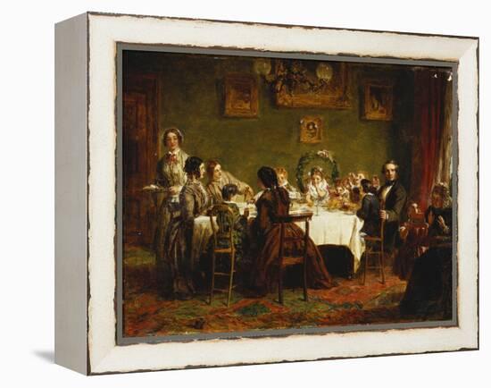 Sketch for 'Many Happy Returns of the Day'-William Powell Frith-Framed Premier Image Canvas