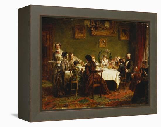 Sketch for 'Many Happy Returns of the Day'-William Powell Frith-Framed Premier Image Canvas