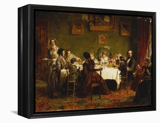 Sketch for 'Many Happy Returns of the Day'-William Powell Frith-Framed Premier Image Canvas