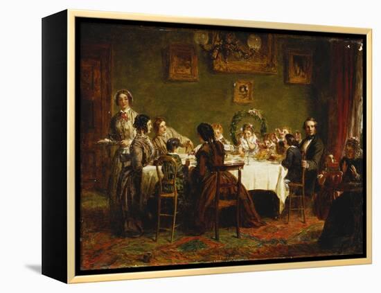 Sketch for 'Many Happy Returns of the Day'-William Powell Frith-Framed Premier Image Canvas