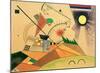 Sketch for Moving Silence, 1923-Wassily Kandinsky-Mounted Giclee Print