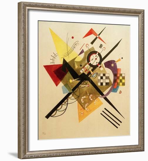 Sketch for On White II, 1922-Wassily Kandinsky-Framed Giclee Print