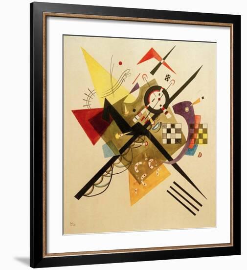 Sketch for On White II, 1922-Wassily Kandinsky-Framed Giclee Print