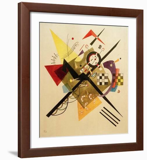 Sketch for On White II, 1922-Wassily Kandinsky-Framed Giclee Print