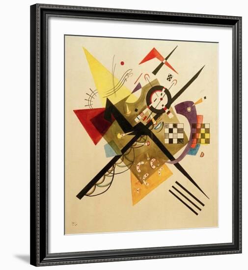 Sketch for On White II, 1922-Wassily Kandinsky-Framed Giclee Print