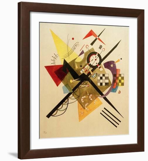 Sketch for On White II, 1922-Wassily Kandinsky-Framed Giclee Print