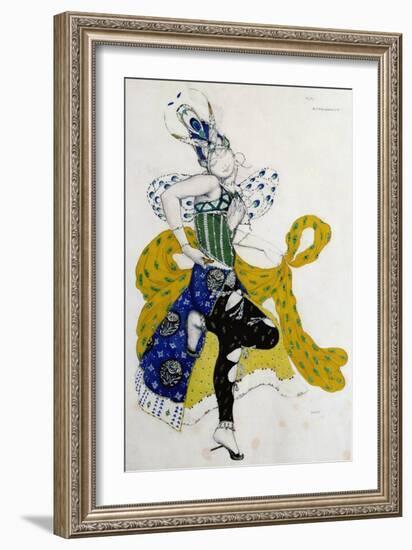 Sketch For the Ballet La Peri, by Paul Dukas-Leon Bakst-Framed Giclee Print