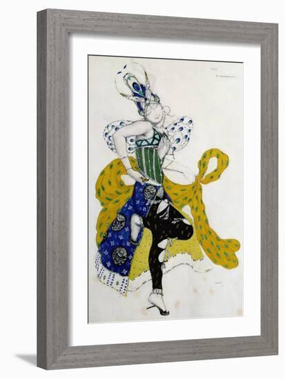 Sketch For the Ballet La Peri, by Paul Dukas-Leon Bakst-Framed Giclee Print