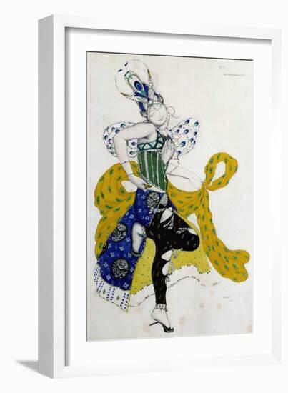 Sketch For the Ballet La Peri, by Paul Dukas-Leon Bakst-Framed Giclee Print