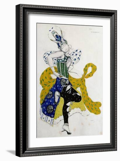 Sketch For the Ballet La Peri, by Paul Dukas-Leon Bakst-Framed Giclee Print