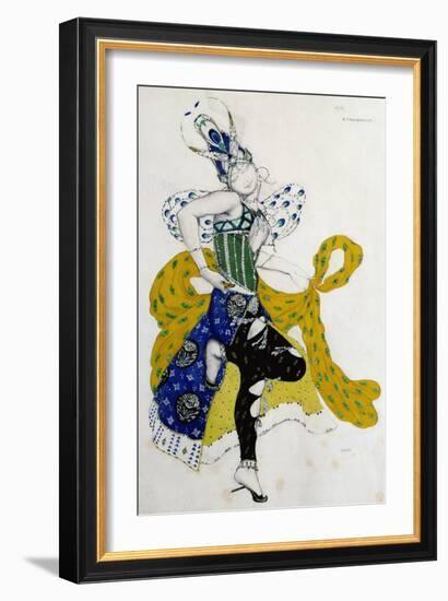 Sketch For the Ballet La Peri, by Paul Dukas-Leon Bakst-Framed Giclee Print