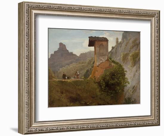 Sketch for the Chapel of the Virgin at Subiaco, 1830 (Oil on Canvas) (See also 250047)-Samuel Finley Breese Morse-Framed Giclee Print