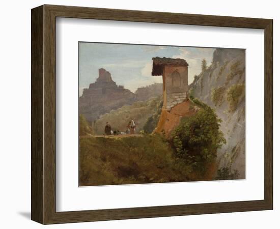 Sketch for the Chapel of the Virgin at Subiaco, 1830 (Oil on Canvas) (See also 250047)-Samuel Finley Breese Morse-Framed Giclee Print