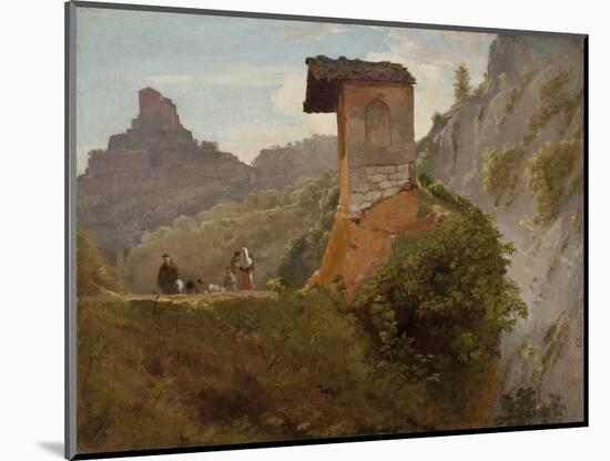 Sketch for the Chapel of the Virgin at Subiaco, 1830 (Oil on Canvas) (See also 250047)-Samuel Finley Breese Morse-Mounted Giclee Print