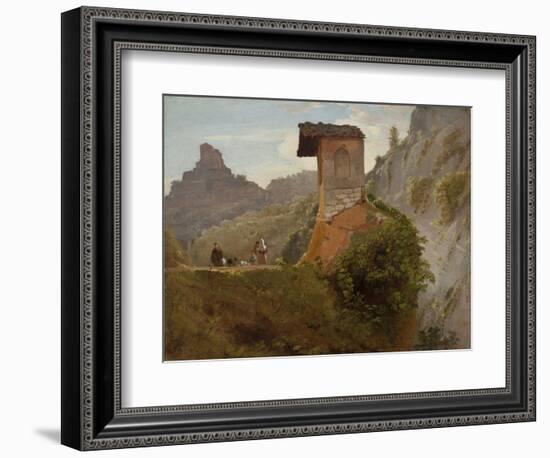 Sketch for the Chapel of the Virgin at Subiaco, 1830 (Oil on Canvas) (See also 250047)-Samuel Finley Breese Morse-Framed Giclee Print
