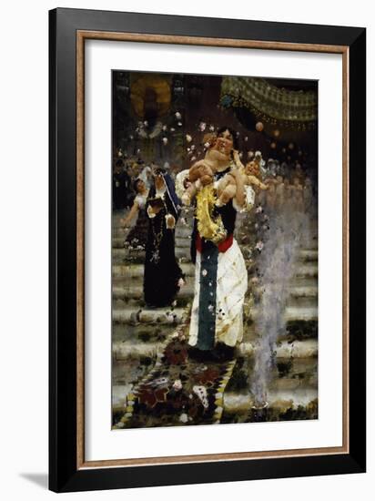 Sketch for the Corpus Domini-Francesco Paolo Michetti-Framed Giclee Print