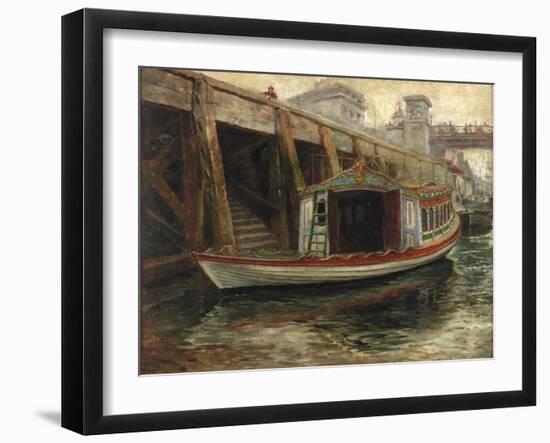 Sketch for 'The Lord Mayor's Barge', 1891-Ralph Hedley-Framed Giclee Print