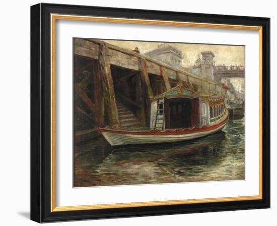 Sketch for 'The Lord Mayor's Barge', 1891-Ralph Hedley-Framed Giclee Print