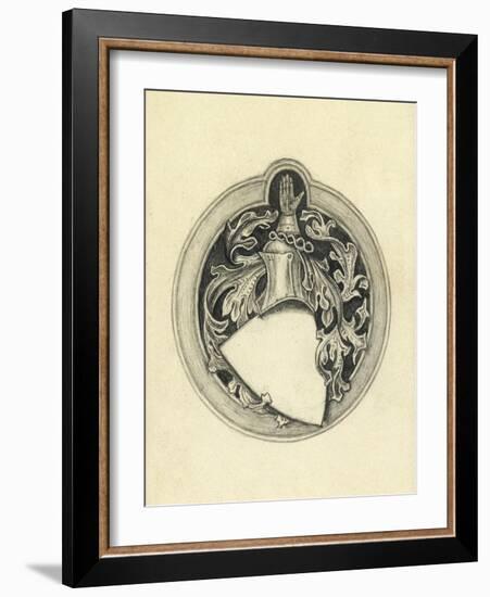 Sketch for the Millais Coat of Arms-John Everett Millais-Framed Giclee Print