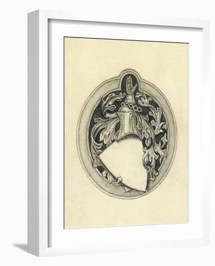 Sketch for the Millais Coat of Arms-John Everett Millais-Framed Giclee Print