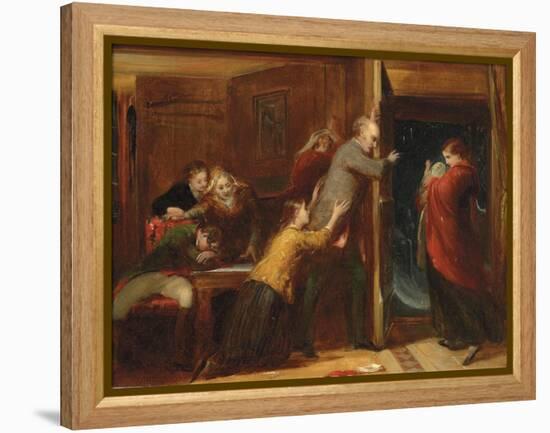 Sketch for 'The Outcast', 1851-Richard Redgrave-Framed Premier Image Canvas