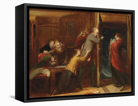 Sketch for 'The Outcast', 1851-Richard Redgrave-Framed Premier Image Canvas