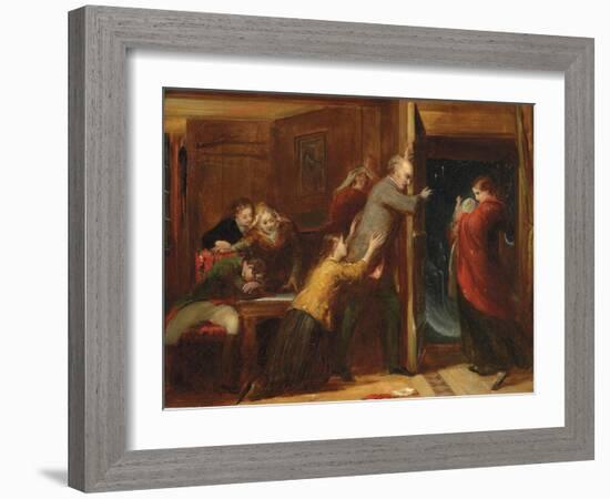 Sketch for 'The Outcast', 1851-Richard Redgrave-Framed Giclee Print