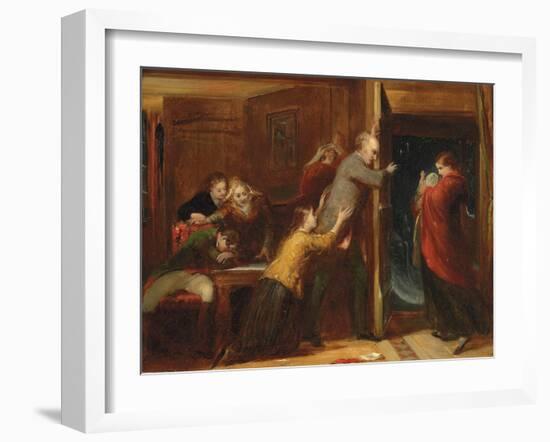 Sketch for 'The Outcast', 1851-Richard Redgrave-Framed Giclee Print