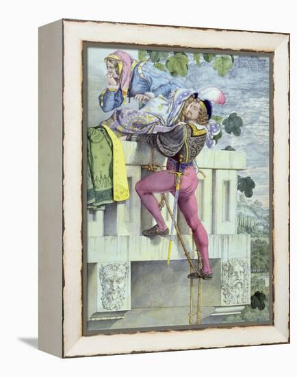 Sketch for the Passions.. Love, 1853 (Pen, Ink, W/C and Graphite on Paper)-Richard Dadd-Framed Premier Image Canvas