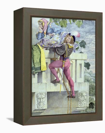 Sketch for the Passions.. Love, 1853 (Pen, Ink, W/C and Graphite on Paper)-Richard Dadd-Framed Premier Image Canvas