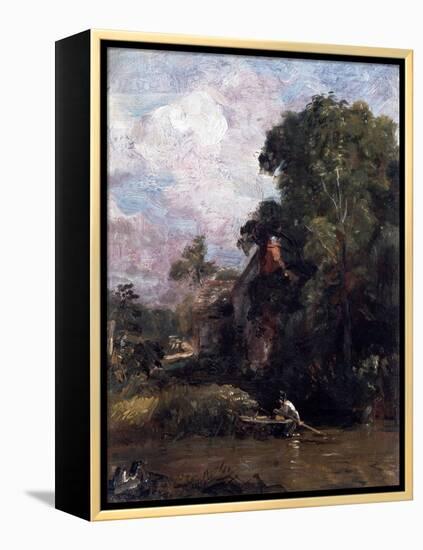 Sketch For the Valley Farm-John Constable-Framed Premier Image Canvas