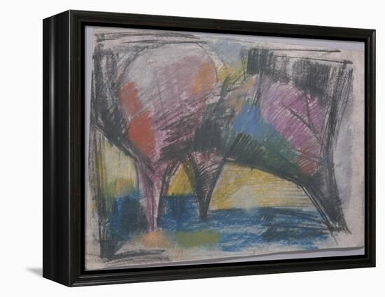 Sketch for 'Three Trees', 1965-Emil Parrag-Framed Premier Image Canvas