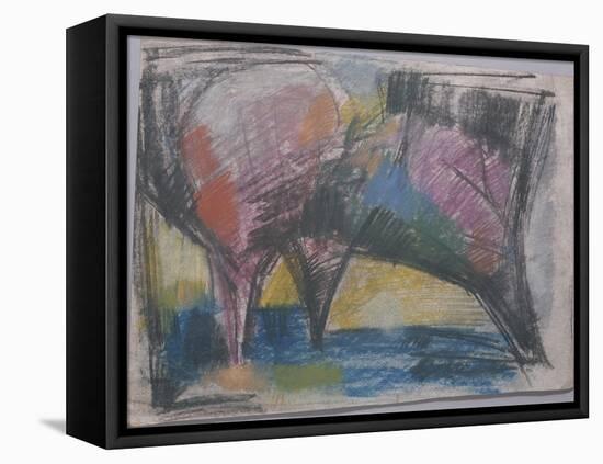 Sketch for 'Three Trees', 1965-Emil Parrag-Framed Premier Image Canvas