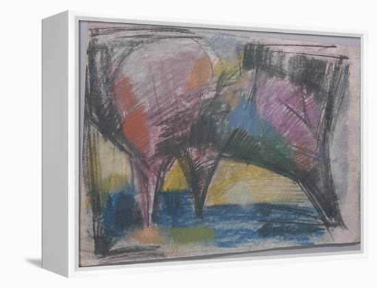 Sketch for 'Three Trees', 1965-Emil Parrag-Framed Premier Image Canvas