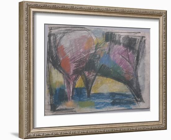 Sketch for 'Three Trees', 1965-Emil Parrag-Framed Giclee Print