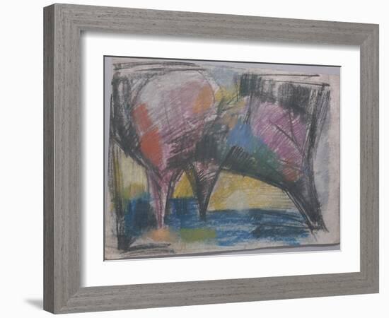 Sketch for 'Three Trees', 1965-Emil Parrag-Framed Giclee Print