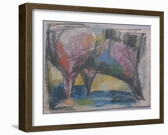 Sketch for 'Three Trees', 1965-Emil Parrag-Framed Giclee Print