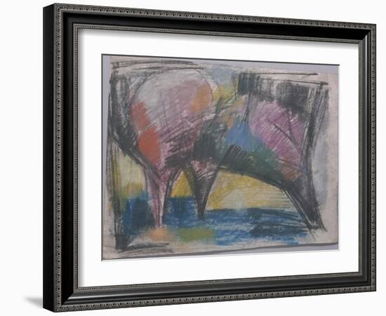 Sketch for 'Three Trees', 1965-Emil Parrag-Framed Giclee Print