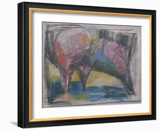 Sketch for 'Three Trees', 1965-Emil Parrag-Framed Giclee Print